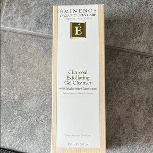 Eminence Charcoal Exfoliating Gel Cleanser - White and Gold